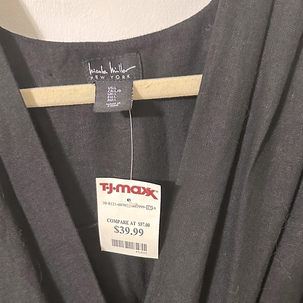Nicole Miller Black Mid-Maxi Dress - Picture 2 of 4